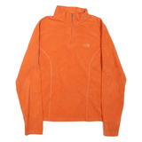 THE NORTH FACE Lightweight Pullover Womens Fleece Jacket Orange M