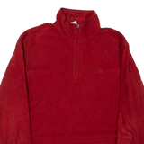 THE NORTH FACE Pullover Mens Fleece Jacket Red M