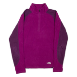 THE NORTH FACE Womens Fleece Jacket Purple M