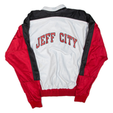 CHAMPION Jeff City Mens Track Jacket Red Colourblock XL