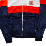 CHAMPION Clemson Tigers Mens Track Jacket White Colourblock XL
