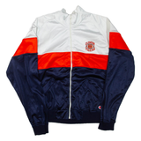 CHAMPION Clemson Tigers Mens Track Jacket White Colourblock XL