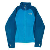 THE NORTH FACE Womens Fleece Jacket Blue Colourblock XS