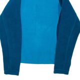 THE NORTH FACE Womens Fleece Jacket Blue Colourblock XS