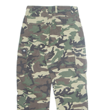 DICKIES Camo Cargo Mens Trousers Green Regular Straight W28 L27