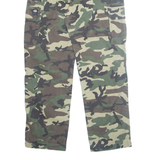 DICKIES Camo Cargo Mens Trousers Green Regular Straight W28 L27