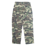 DICKIES Camo Cargo Mens Trousers Green Regular Straight W28 L27