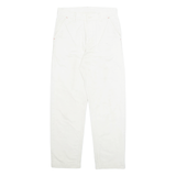 CARHARTT Womens Trousers White Regular Tapered W28 L29