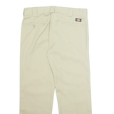 DICKIES Chino Mens Trousers Beige Slim Straight W32 L30