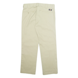 DICKIES Chino Mens Trousers Beige Slim Straight W32 L30