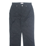 VERSACE Womens Trousers Black Regular Straight W29 L31