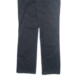 VERSACE Womens Trousers Black Regular Straight W29 L31