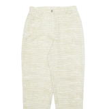APRIO Womens Trousers Beige Regular Tapered W26 L29