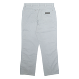 WRANGLER Mens Trousers Grey Regular Tapered W36 L32