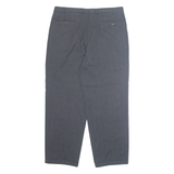 LINEA ADRIANO Chino Mens Trousers Grey Regular Straight W36 L30