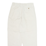 LINEA DUE Workwear Womens Trousers Beige Regular Straight W30 L31