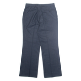 Chino Mens Trousers Blue Regular Straight W32 L28