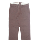 LEVI'S Chino Mens Trousers Maroon Regular Tapered W31 L34