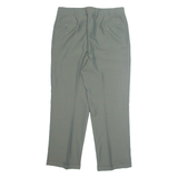 Chino Workwear Mens Trousers Green Regular Straight W34 L29