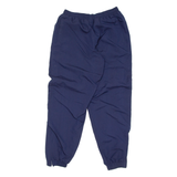 Lined Mens Track Pants Blue Tapered M W26 L30
