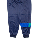 ADIDAS Mens Track Pants Blue Tapered XL W31 L32