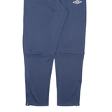 UMBRO Mens Track Pants Blue Straight XL W31 L31