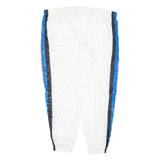 Mens Track Pants White Tapered 2XL W38 L28