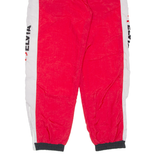 ELVIA Lined Womens Track Pants Red Tapered S W28 L29