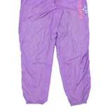 Lined Womens Snow Pants Purple Tapered UK 12 W24 L30