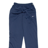 NIKE Lined Womens Track Pants Blue Wide-Leg S W26 L31