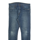LEVI'S 510 Jeans Mens Blue Slim Skinny Stone Wash W34 L32