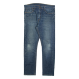 LEVI'S 510 Jeans Mens Blue Slim Skinny Stone Wash W34 L32