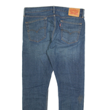 LEVI'S 510 Jeans Mens Blue Slim Skinny Stone Wash W34 L32
