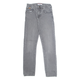 POLO ASSN Mens Jeans Grey Regular Tapered W26 L30