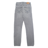 POLO ASSN Mens Jeans Grey Regular Tapered W26 L30