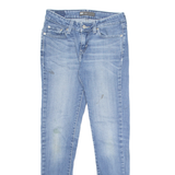 LEVI'S Womens Jeans Blue Regular Skinny Stone Wash W28 L29