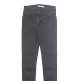 LEVI'S 710 Womens Jeans Black Regular Skinny W26 L32