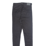 LEVI'S 720 Womens Jeans Black Regular Tapered W27 L32