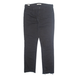 LEVI'S 724 Premuim Womens Jeans Black Regular Tapered W32 L29