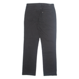 LEVI'S Womens Jeans Black Regular Tapered W30 L30