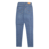 LEVI'S 721 Womens Jeans Blue Regular Tapered Stone Wash W23 L27