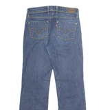 LEVI'S 627 Womens Jeans Blue Regular Straight Stone Wash W28 L28