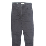LEVI'S Premium Womens Jeans Grey Regular Tapered W28 L30