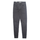 LEVI'S Premium Womens Jeans Grey Regular Tapered W28 L30
