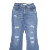LEVI'S 726 Womens Jeans Blue Regular Bootcut Stone Wash W26 L31