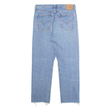 LEVI'S BIG E Womens Jeans Blue Regular Straight Stone Wash W28 L26