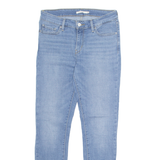 LEVI'S 711 Womens Jeans Blue Regular Skinny Stone Wash W29 L30