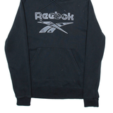 REEBOK Mens Black Hoodie M