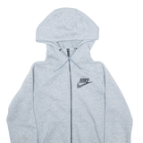NIKE Mens Grey Hoodie Full Zip XS