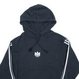 ADIDAS Womens Black Hoodie UK 4